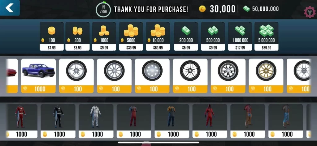 car and character customization options in car parking multiplayer mod apk