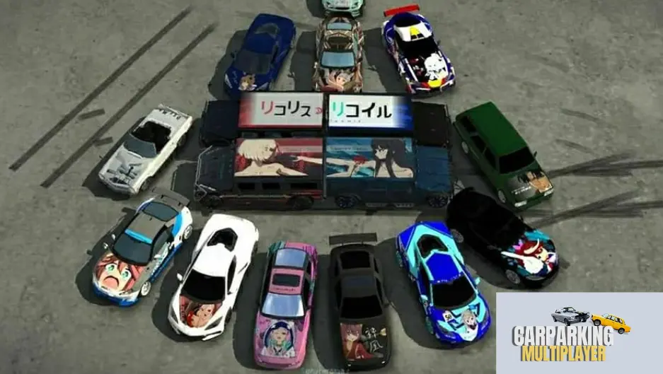 diverse range of cars in car parking 2 mod apk